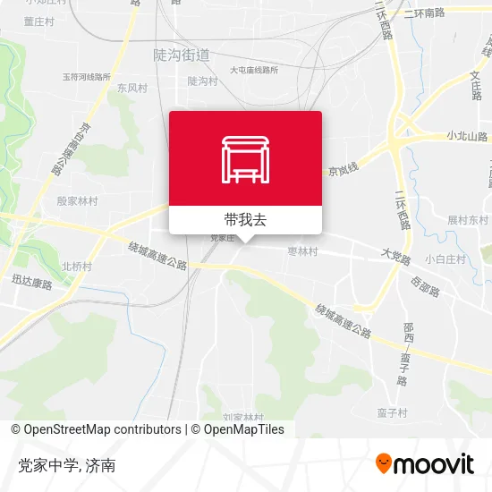 党家中学地图