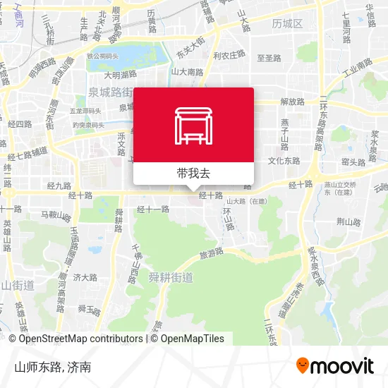 山师东路地图