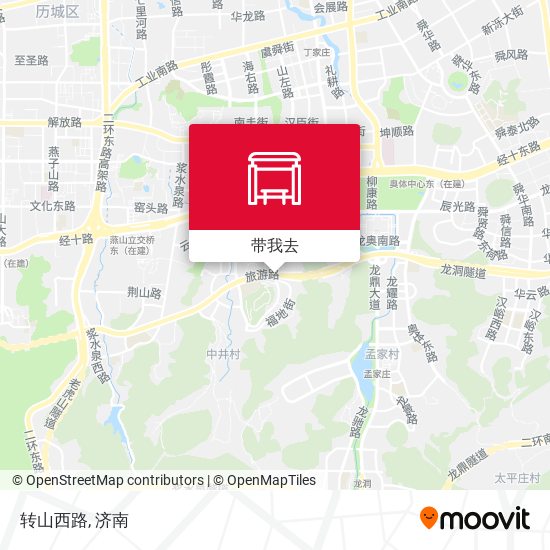 转山西路地图