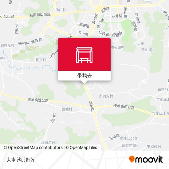 大涧沟地图