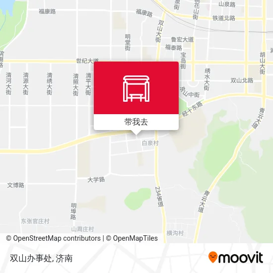 双山办事处地图