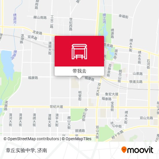 章丘实验中学地图