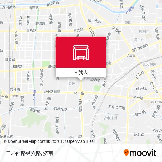 二环西路经六路地图