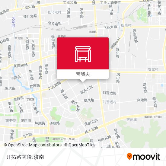 开拓路南段地图