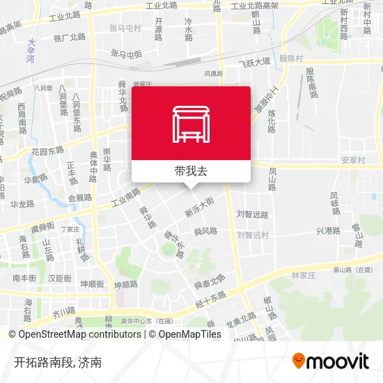 开拓路南段地图