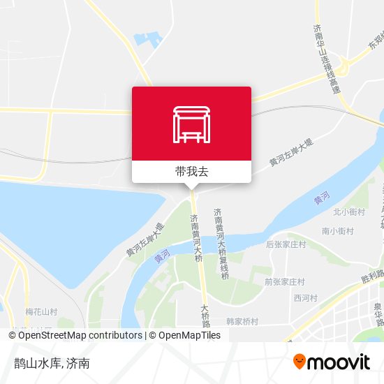 鹊山水库地图