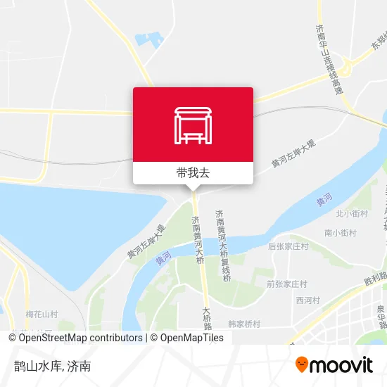 鹊山水库地图