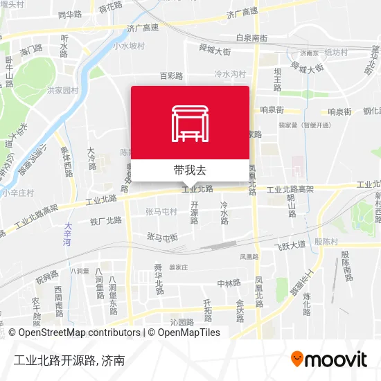 工业北路开源路地图