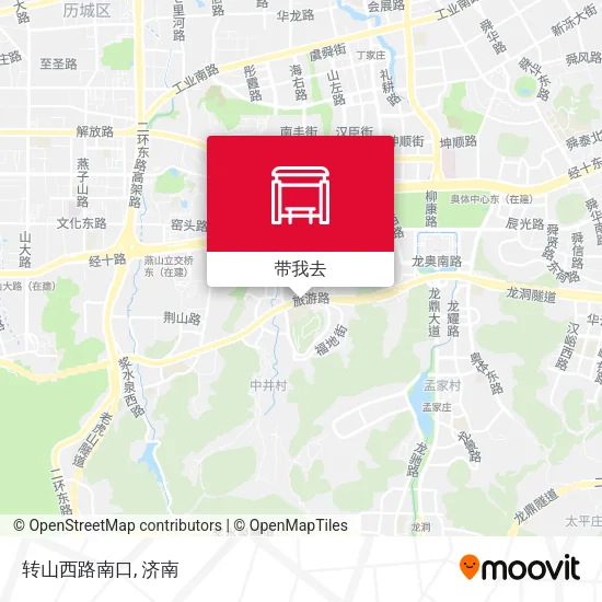 转山西路南口地图