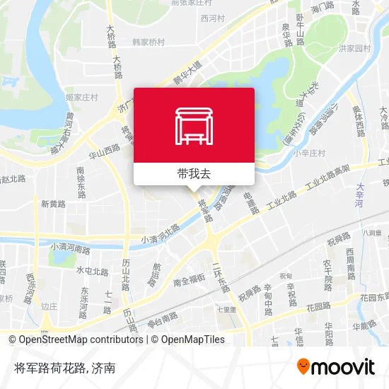 将军路荷花路地图