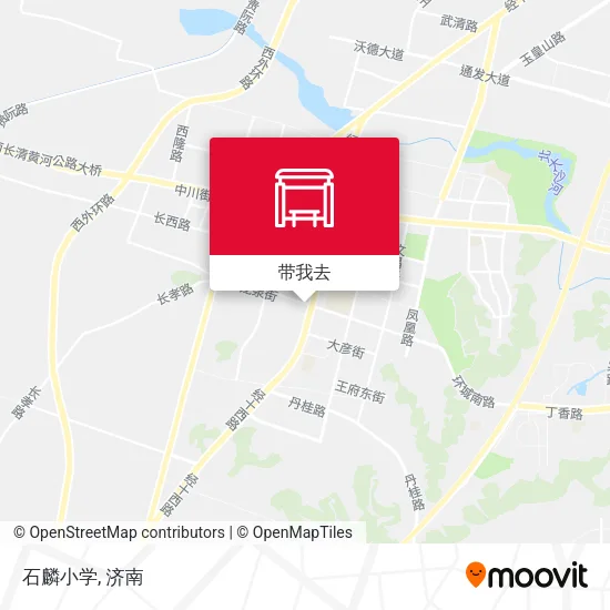 石麟小学地图