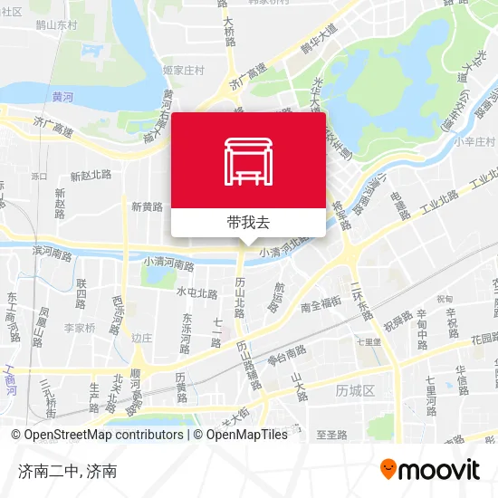 济南二中地图