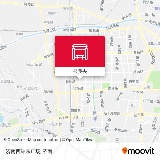 济南西站东广场地图