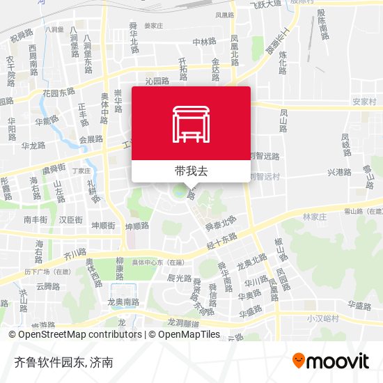 齐鲁软件园东地图