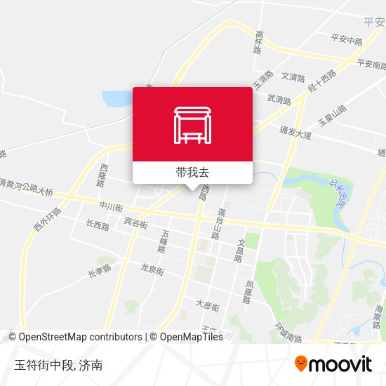 玉符街中段地图