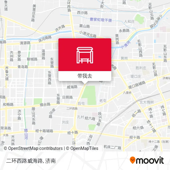 二环西路威海路地图