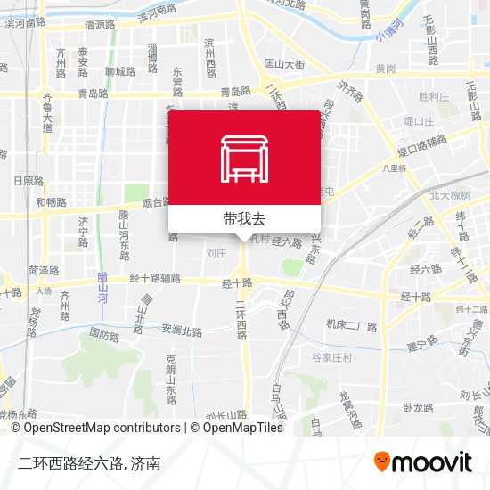 二环西路经六路地图