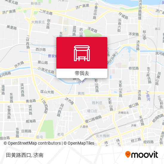 田黄路西口地图
