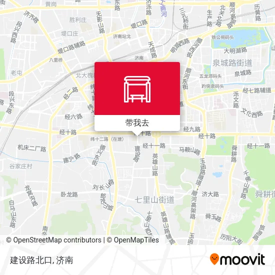 建设路北口地图