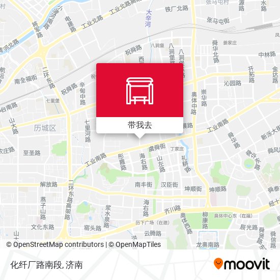 化纤厂路南段地图