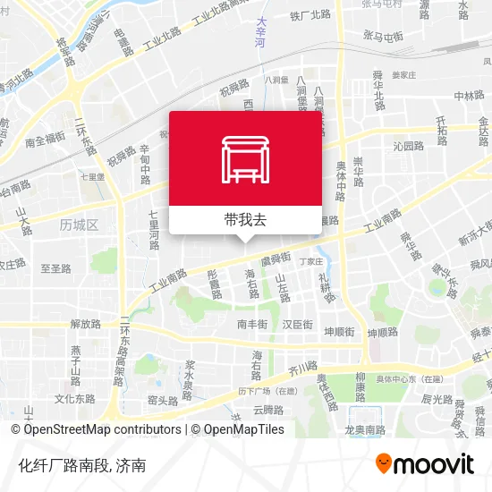 化纤厂路南段地图