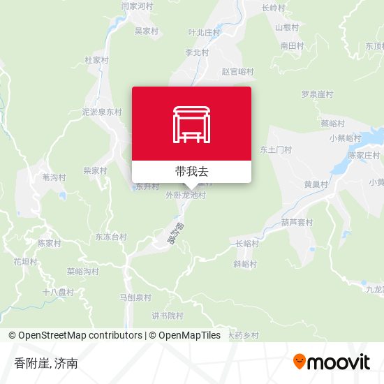 香附崖地图