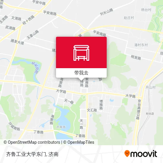 齐鲁工业大学东门地图