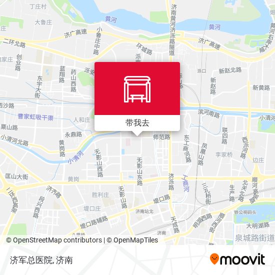 济军总医院地图