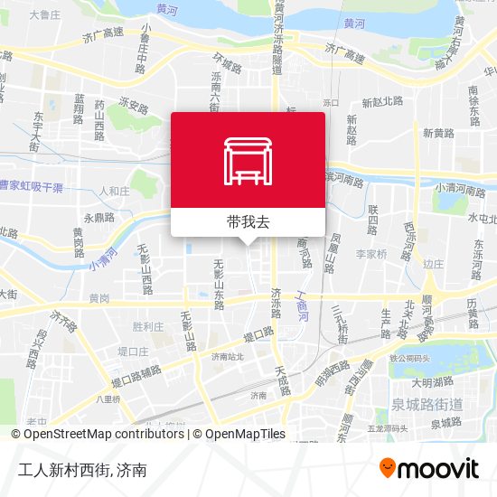 工人新村西街地图