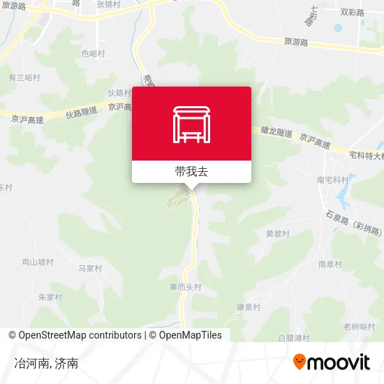 冶河南地图