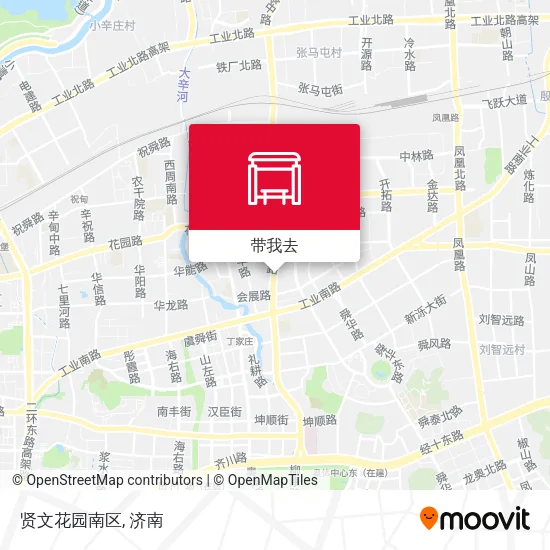 贤文花园南区地图