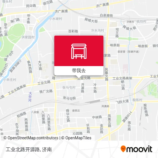 工业北路开源路地图