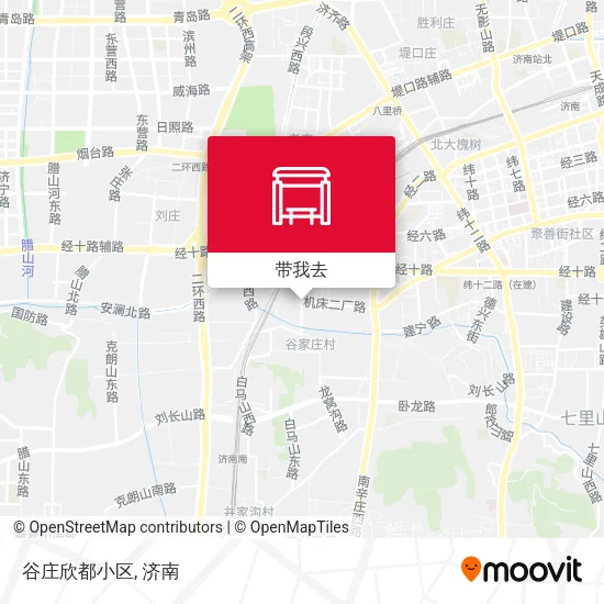 谷庄欣都小区地图