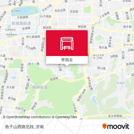 燕子山西路北段地图