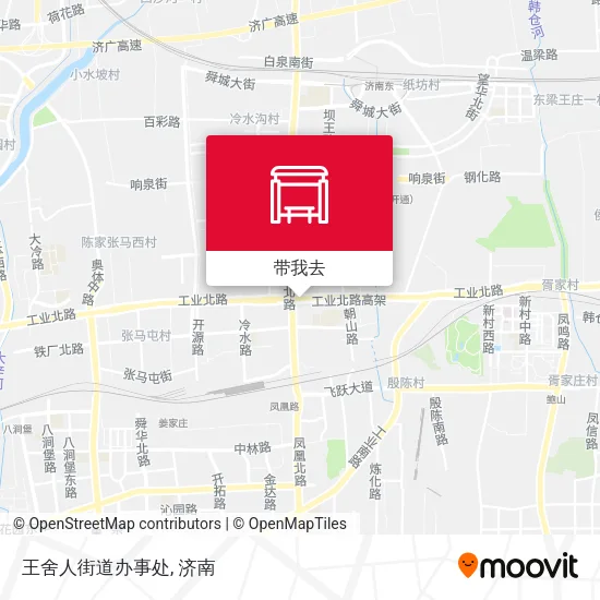 王舍人街道办事处地图