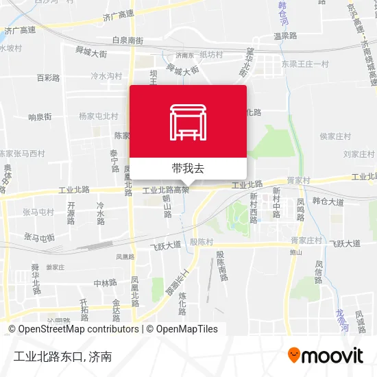 工业北路东口地图