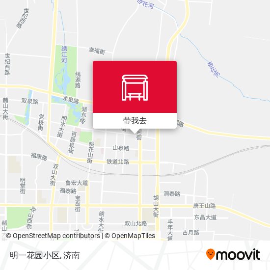 明一花园小区地图