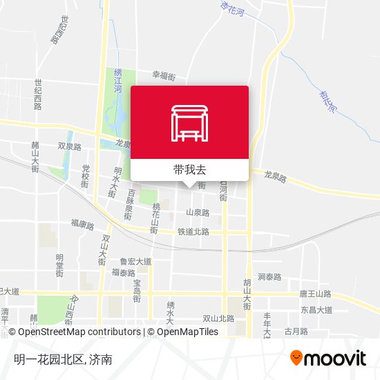 明一花园北区地图