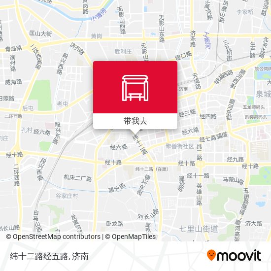 纬十二路经五路地图