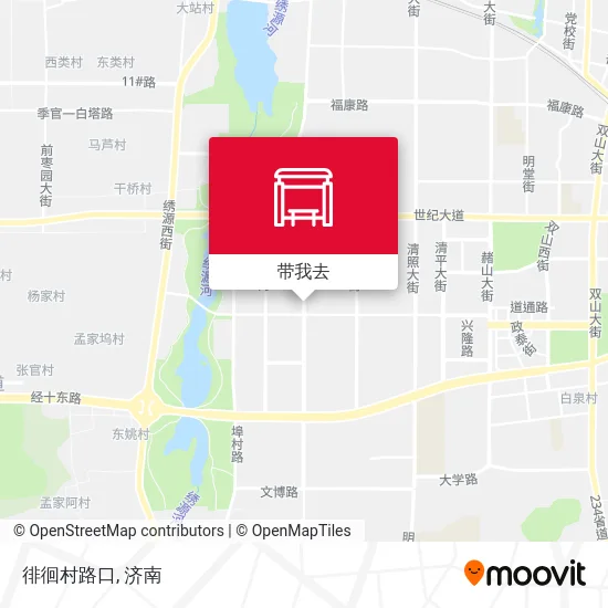 徘徊村路口地图