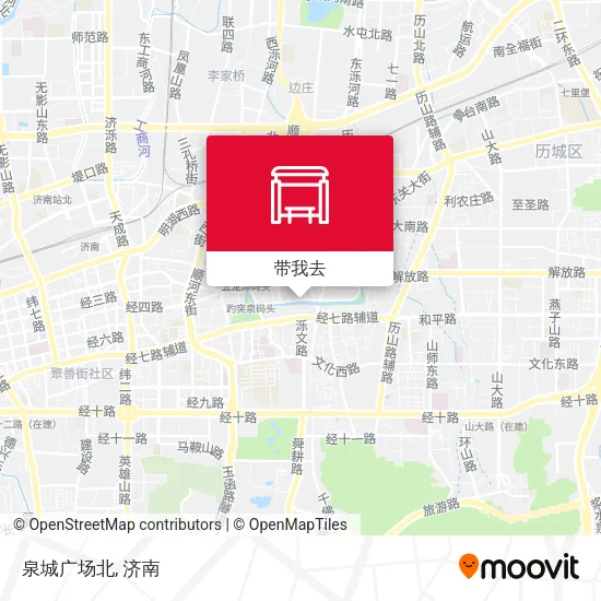泉城广场北地图