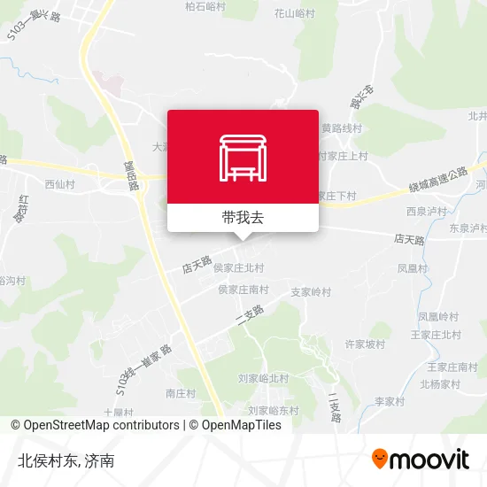 北侯村东地图