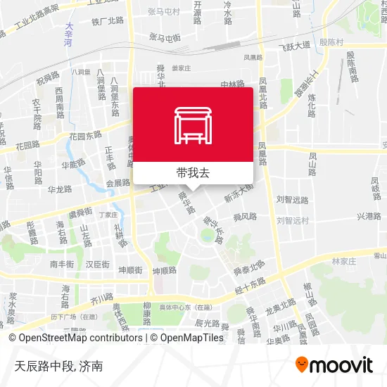 天辰路中段地图