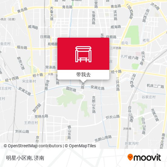 明星小区南地图