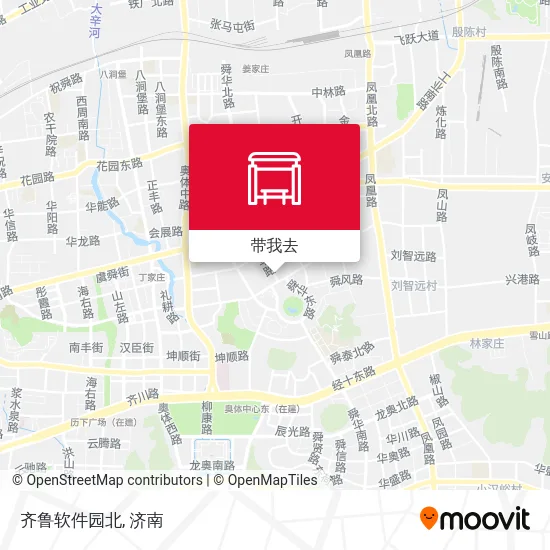齐鲁软件园北地图