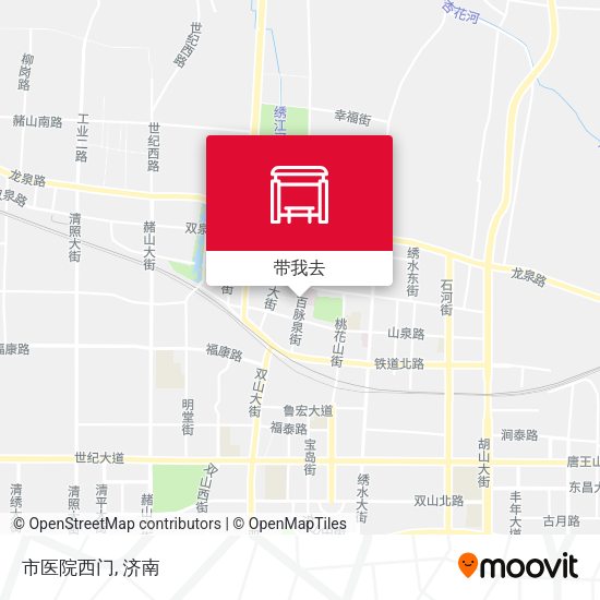市医院西门地图