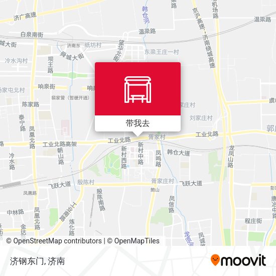 济钢东门地图