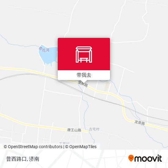 普西路口地图