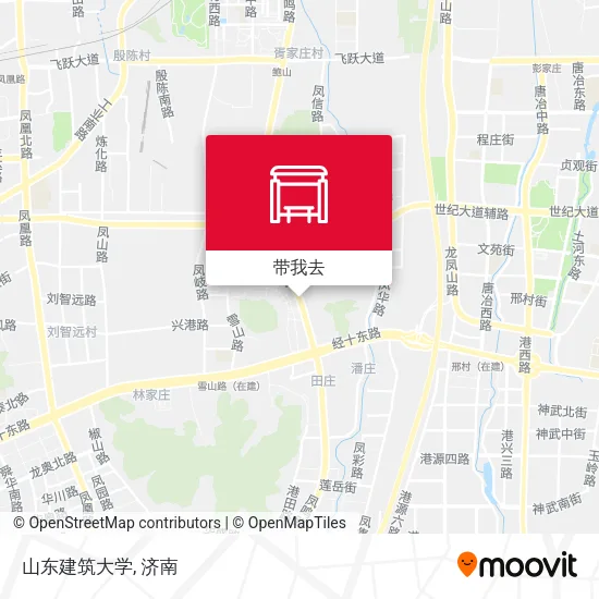 山东建筑大学地图