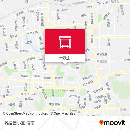 雅居园小区地图